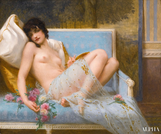 Odalisca reclinabile - Guillaume Seignac - Reproductions de tableaux et peintures haut de gamme