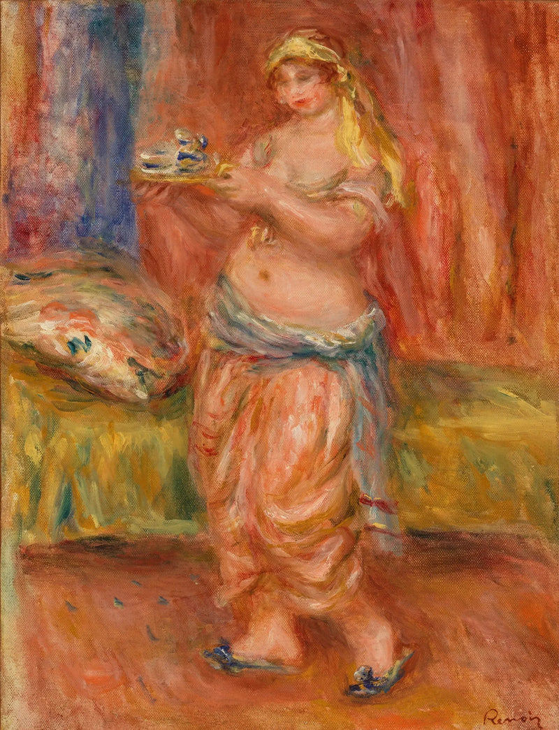 Odalisque met de theepot - Pierre-Auguste Renoir