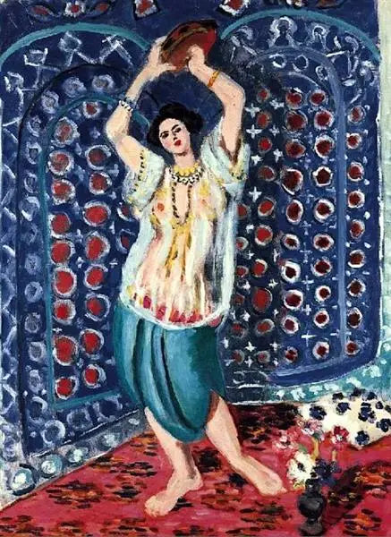Odalisque met tambourijn (Harmonie in blauw) - Henri Matisse