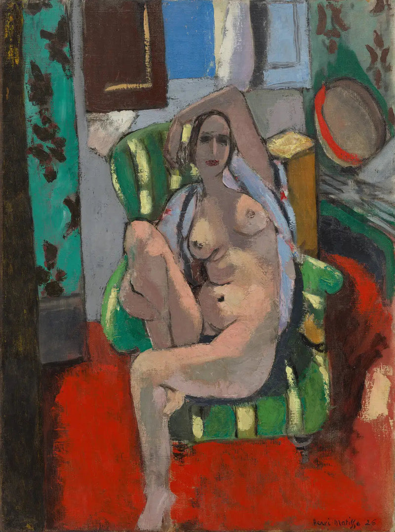 Odalisque met tambourijn - Henri Matisse