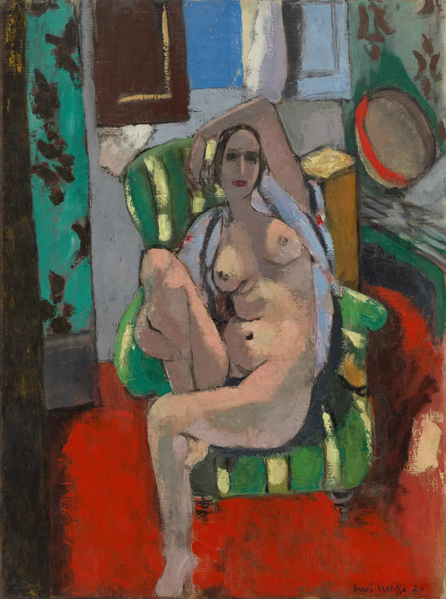 Odalisque met tambourijn - Henri Matisse