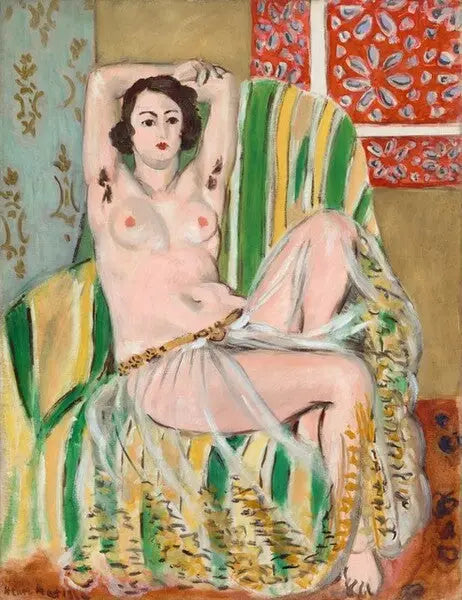 Odalisque met opgetilde armen - Henri Matisse
