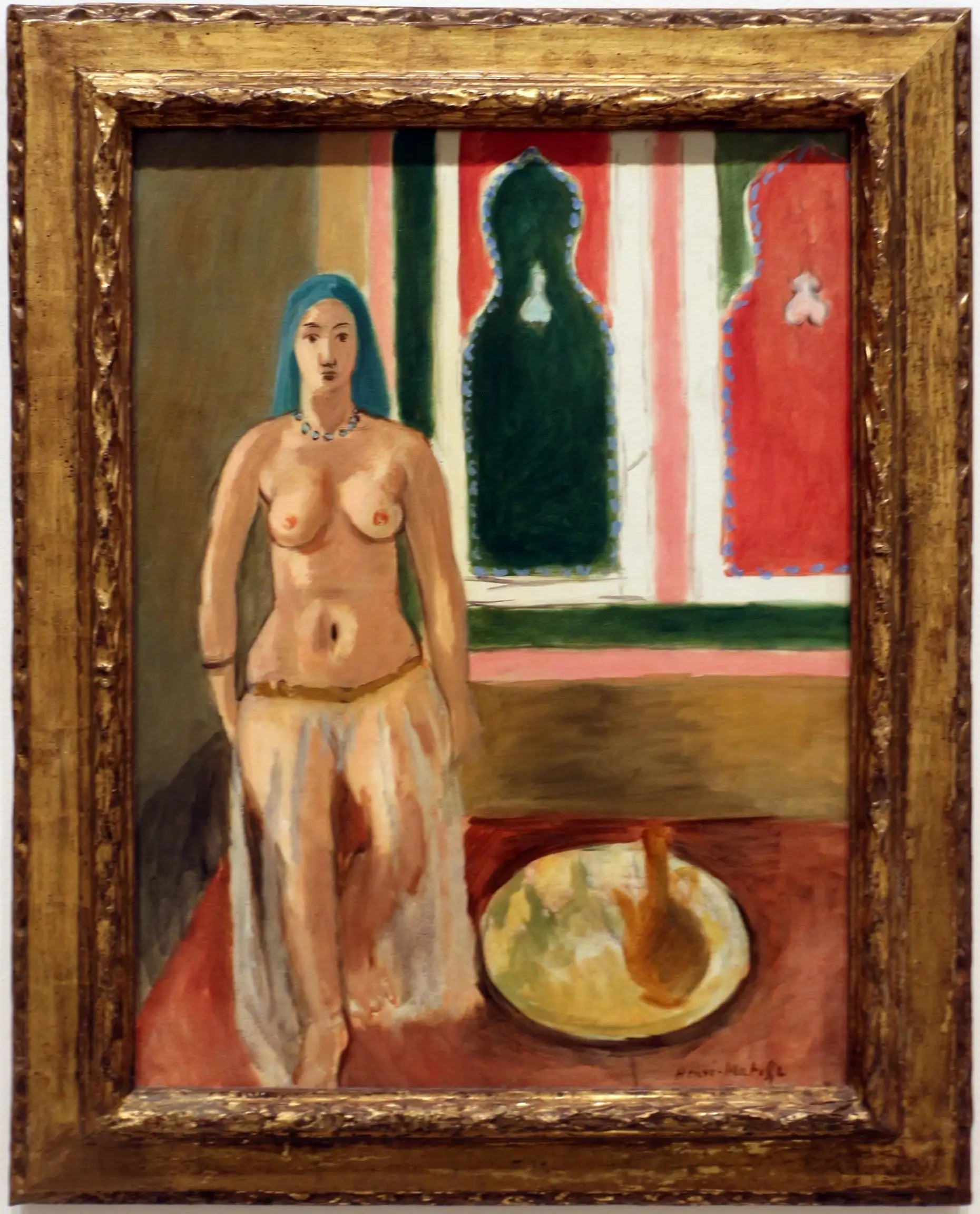 Reproduction du tableau « Odalisque Coiffure Verte - Henri Matisse » par Alpha Reproduction en peinture à l’huile