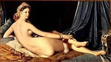 Liggende Odalisque, De grote Odalisque - Jean-Auguste-Dominique Ingres
