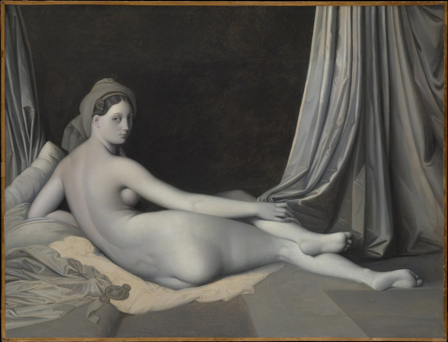 Odalisque en grisaille - Jean Auguste Dominique Ingres