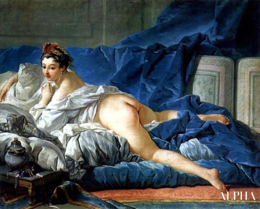 Odalisque - François Boucher - Reproductions de tableaux et peintures haut de gamme