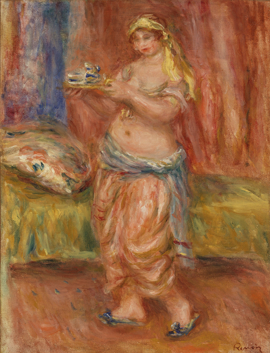 Odalisque met de theepot - Pierre-Auguste Renoir