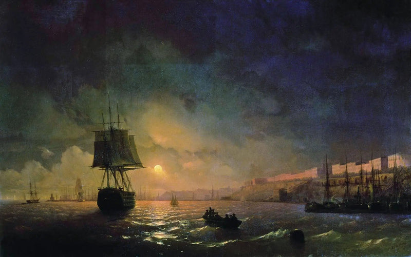 Odessa in het maanlicht - Ivan Aïvazovski

Source:
Odessa au clair de lune - Ivan Aïvazovski