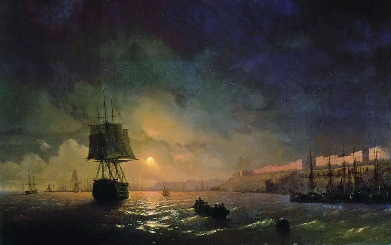 Odessa in het maanlicht - Ivan Aïvazovski

Source:
Odessa au clair de lune - Ivan Aïvazovski