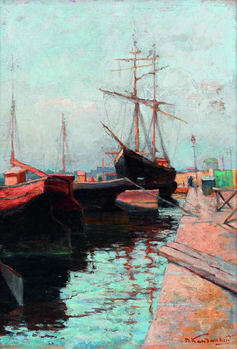 Odessa, port - Vassily Kandinsky