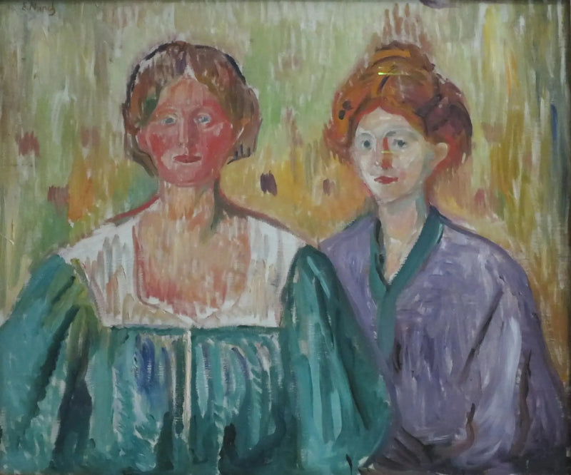 Olga en Rosa Meissner - Edvard Munch