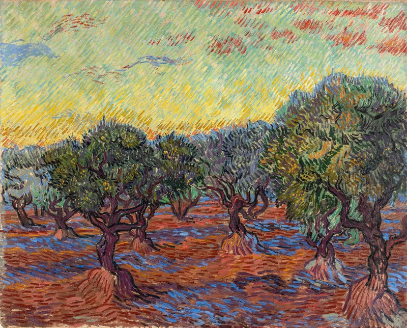 Olijfgaard, Saint-Rémy - Vincent van Gogh