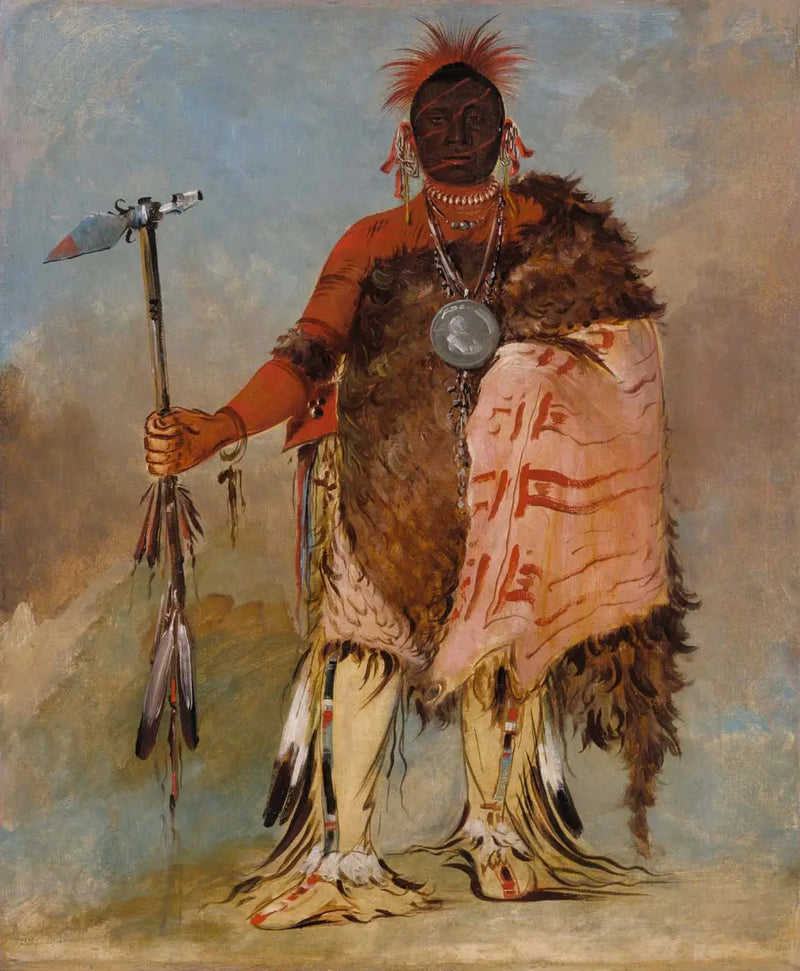 Om-pah-tón-ga, Big Elk, een beroemde krijger - George Catlin

Source:
Om-pah-tón-ga, Big Elk, un guerrier célèbre - George Catlin