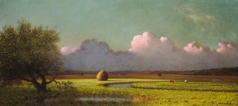 Ombre en licht: de moerassen van Newbury - Martin Johnson Heade

Source:
Ombre et lumière : les marais de Newbury - Martin Johnson Heade
