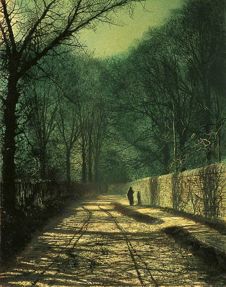 Schaduwen van de bomen op de muur van het park, Roundhay, Leeds - John Atkinson Grimshaw

Source:
Ombres des arbres sur le mur du parc, Roundhay, Leeds - John Atkinson Grimshaw