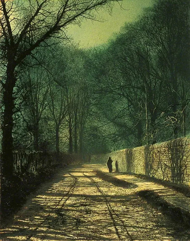 Schaduwen van de bomen op de muur van het park, Roundhay, Leeds - John Atkinson Grimshaw

Source:
Ombres des arbres sur le mur du parc, Roundhay, Leeds - John Atkinson Grimshaw