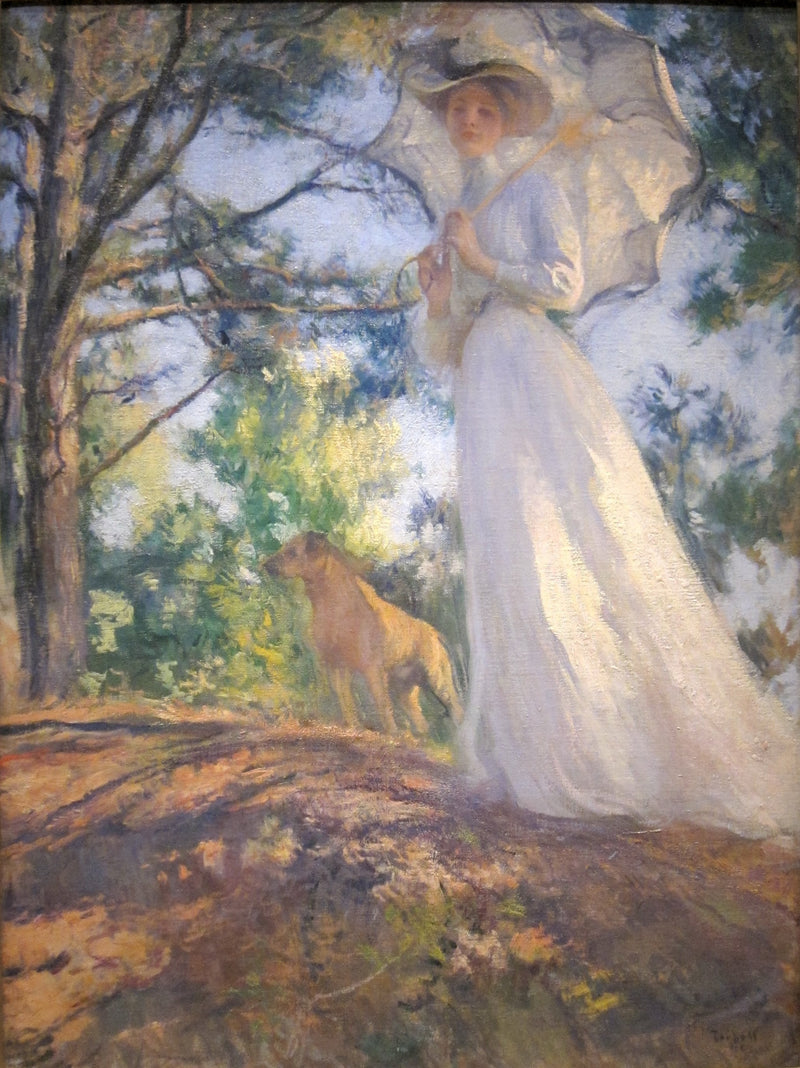 Op Bos’n’s Hill - Edmund Charles Tarbell