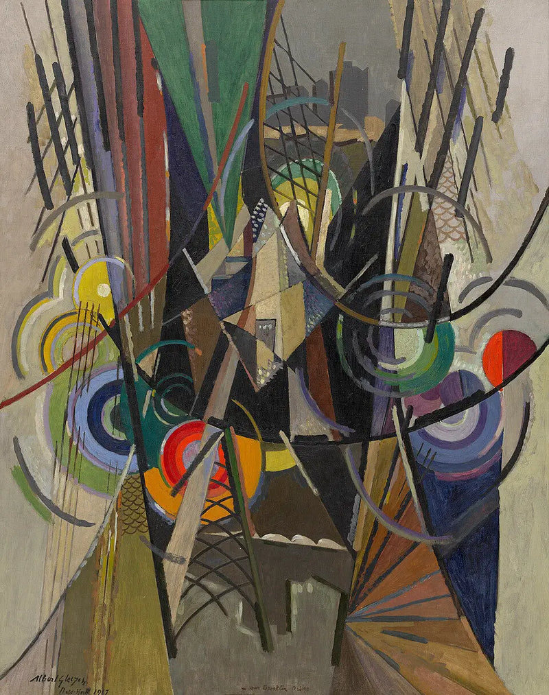 Op Brooklyn Bridge - Albert Gleizes