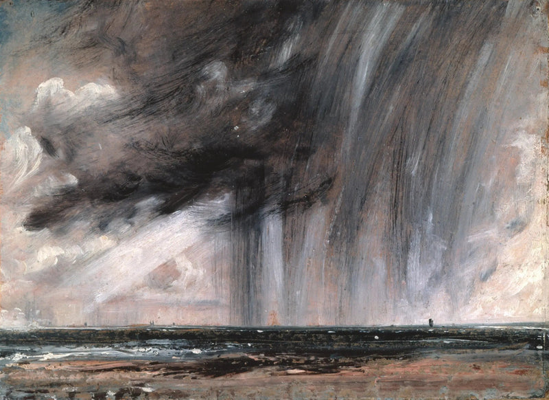 Onweer boven de zee - John Constable
