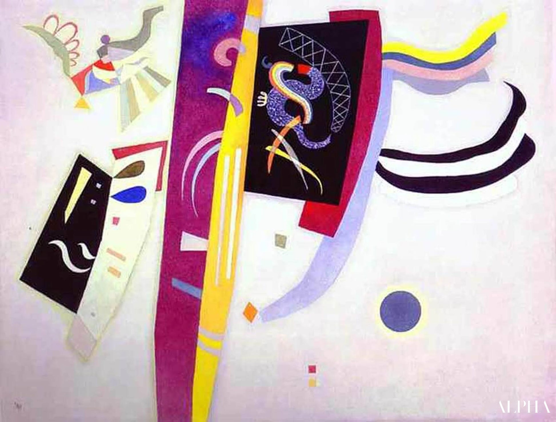 Orange Violette - Vassily Kandinsky - Reproducties van schilderijen en hoogwaardige schilderijen