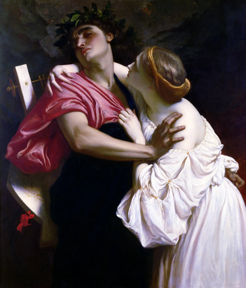 Orpheus en Eurydice - Frederic Leighton

Source:
Orphée et Eurydice - Frederic Leighton