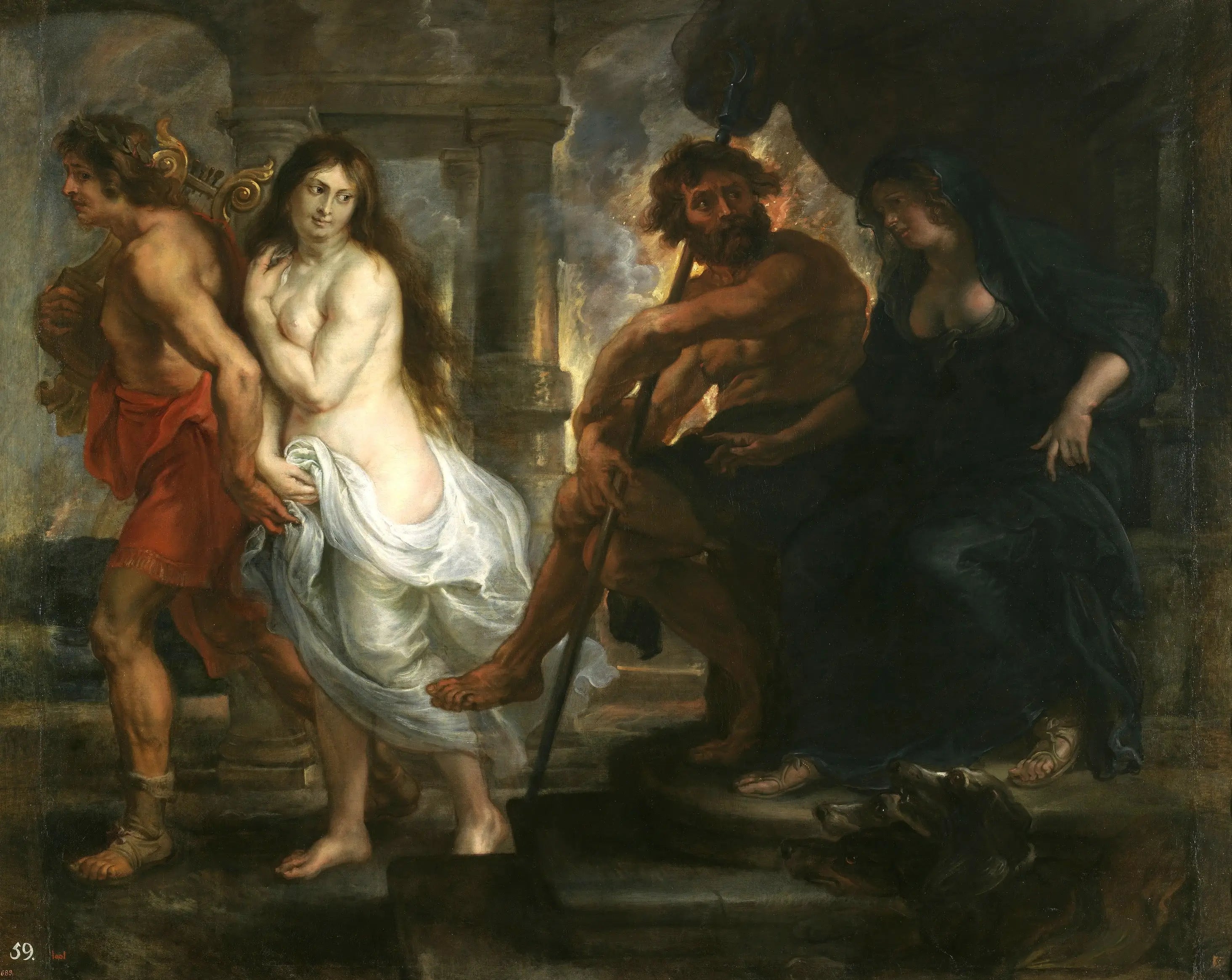 Orphée et Eurydice - Peter Paul Rubens image 1 tableau peint à l’huile sur toile