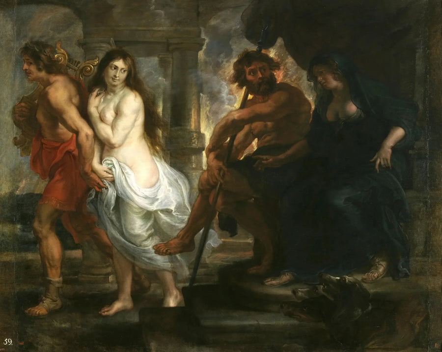 Orpheus en Eurydice - Peter Paul Rubens