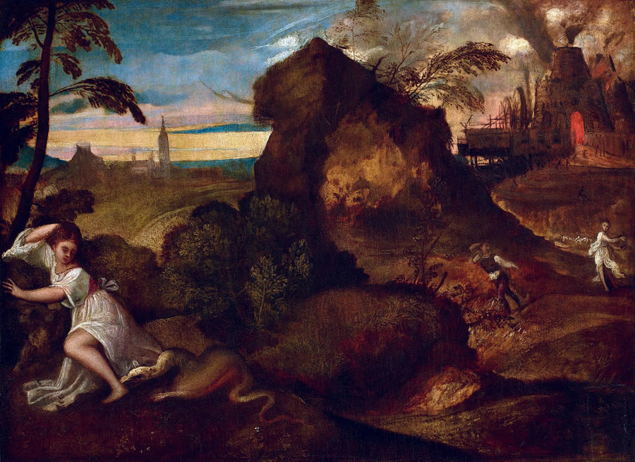 Orpheus en Eurydice - Titian