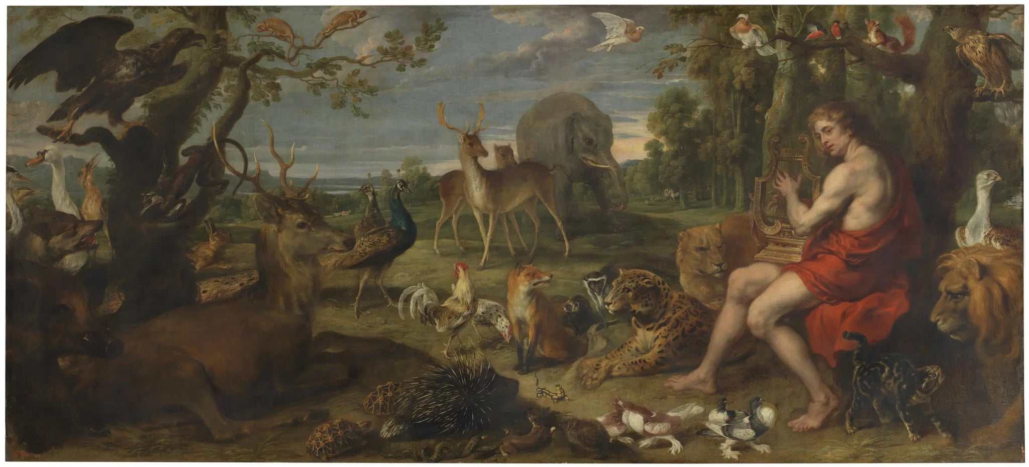 Orphée et les animaux - Peter Paul Rubens image 1 copie de tableau peinte à la main