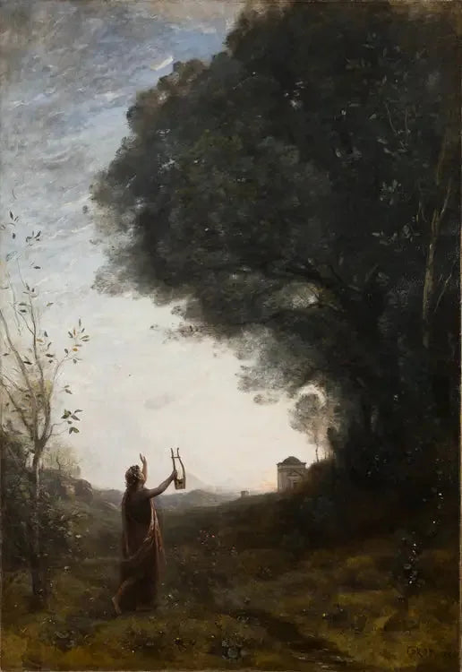 Orpheus groet het licht - Jean-Baptiste Camille Corot