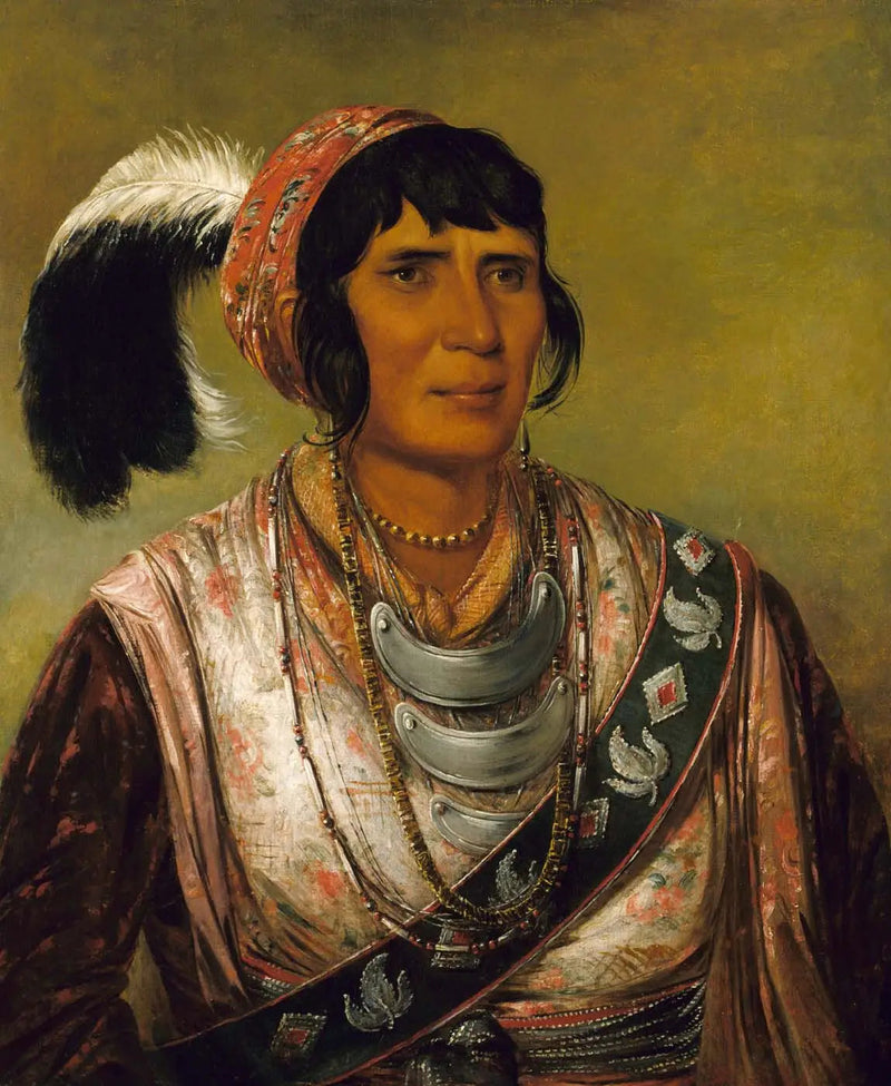 Os-ce-o-lá, de zwarte drank, een groot onderscheidingsrijke krijger - George Catlin

Source:
Os-ce-o-lá, la boisson noire, un guerrier de grande distinction - George Catlin