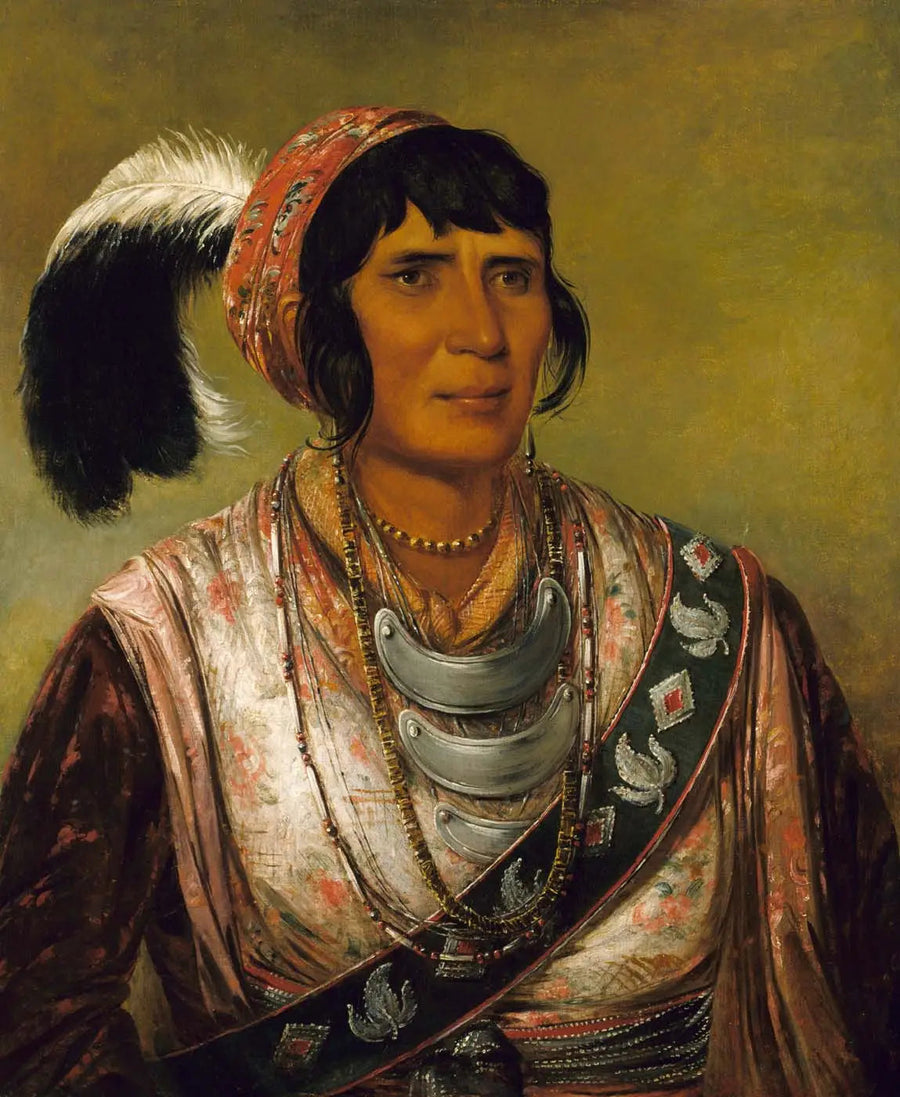 Os-ce-o-lá, de zwarte drank, een groot onderscheidingsrijke krijger - George Catlin

Source:
Os-ce-o-lá, la boisson noire, un guerrier de grande distinction - George Catlin