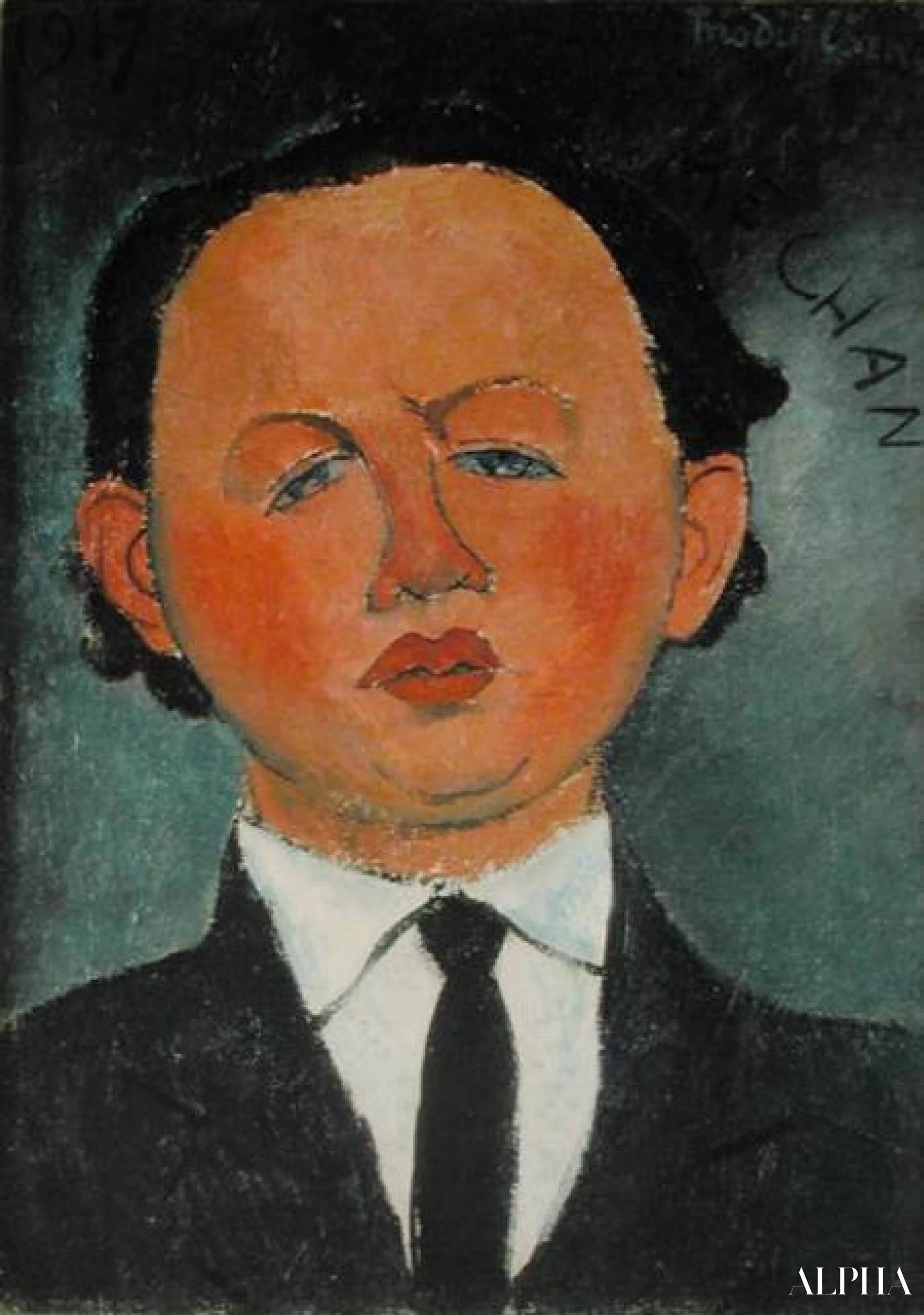 Oscar Miestchaninoff (1886-1956) - Amadeo Modigliani - Reproducties van schilderijen en hoogwaardige schilderijen