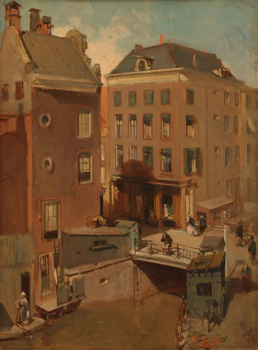 L'Osjessluis à la Kalverstraat à Amsterdam - Charles Rochussen