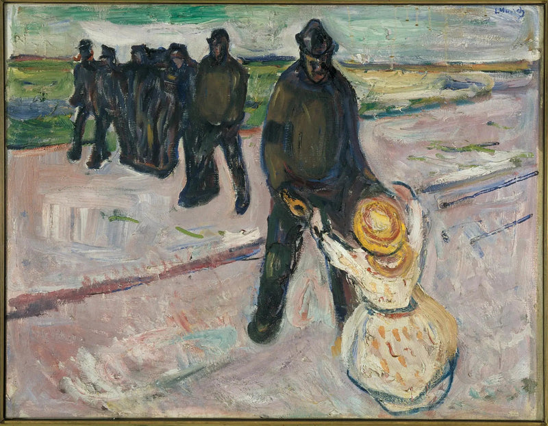 Arbeider en Kind - Edvard Munch