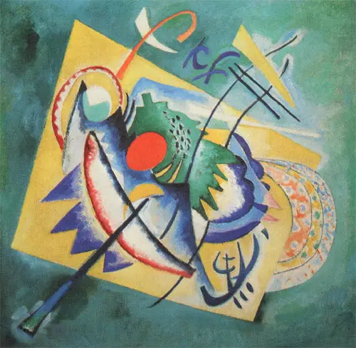 Rode ovaal - Vassily Kandinsky