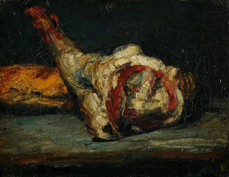 Brood en lamsbout - Paul Cézanne