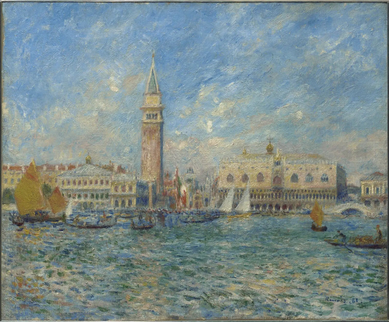 Paleis van de Doges, Venetië - Pierre-Auguste Renoir