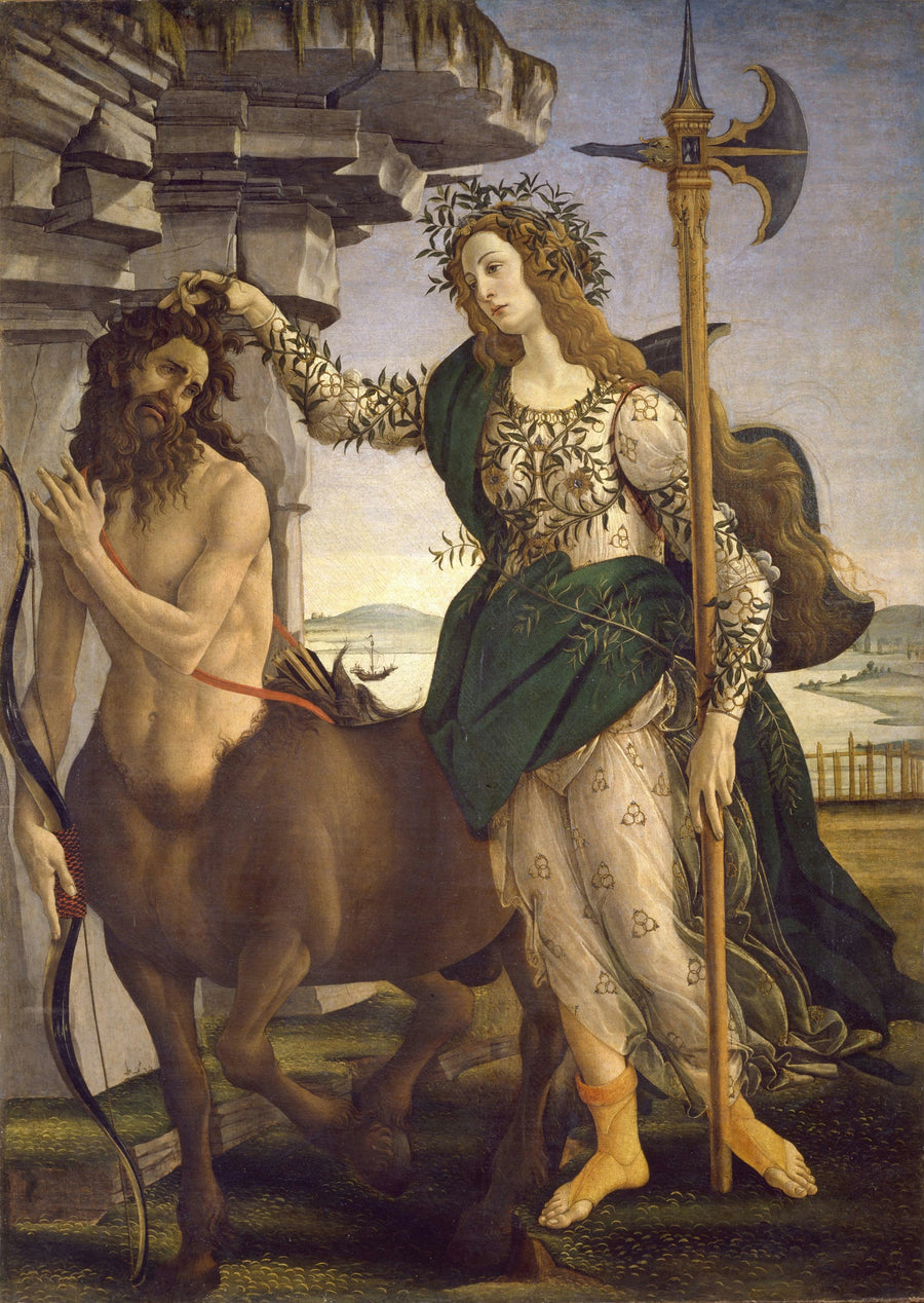 Pallas en de Centaur - Sandro Botticelli