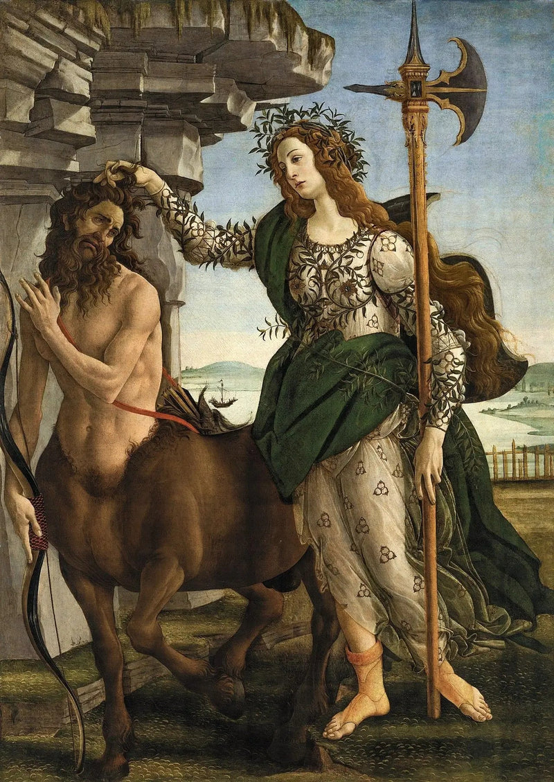 Pallas en de Centaur - Sandro Botticelli