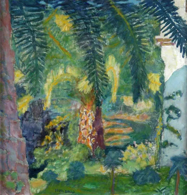 Palmen in Cannet - Pierre Bonnard