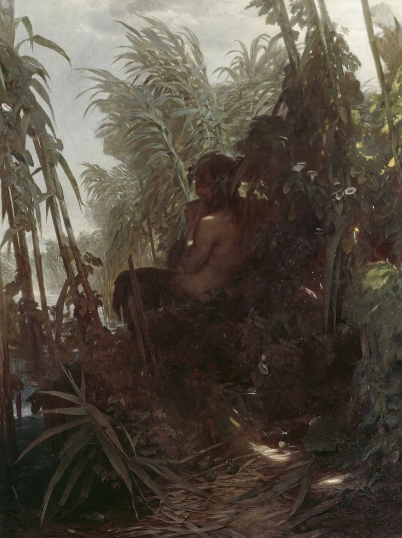 Pan in de riet - Arnold Böcklin

Source:
Pan dans le roseau - Arnold Böcklin