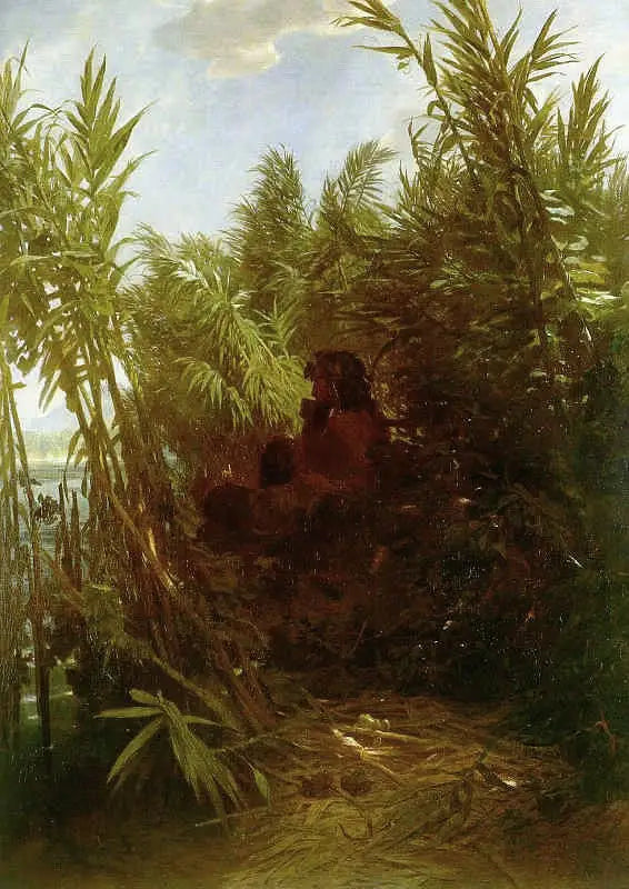 Pan in het riet - Arnold Böcklin

Source:
Pan dans le roseau - Arnold Böcklin