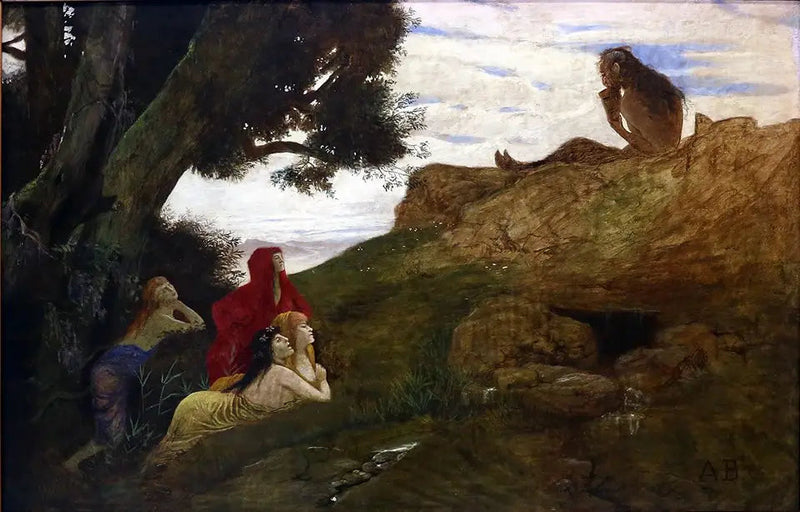 Pan en Dryaden - Arnold Böcklin

Source:
Pan et Dryades - Arnold Böcklin