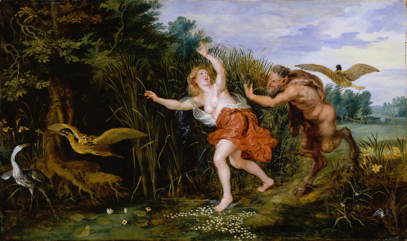 Pan en Syrinx - Peter Paul Rubens