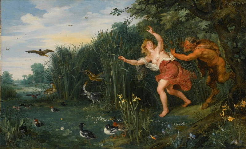 Pan en Syrinx - Peter Paul Rubens