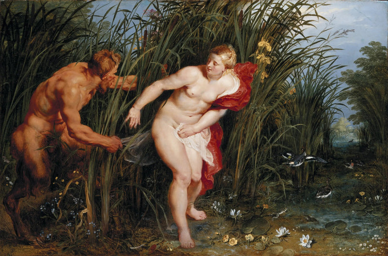Pan en Syrinx - Peter Paul Rubens