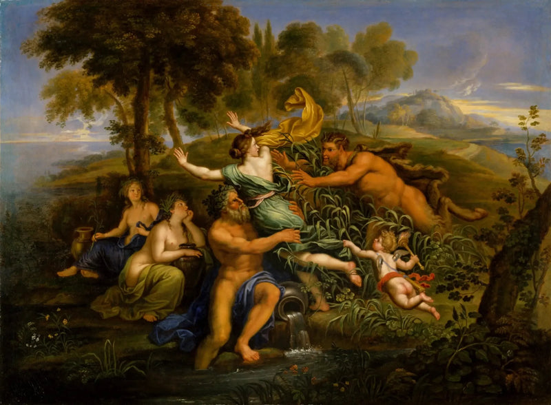 Pan en Syrinx - Pierre Mignard