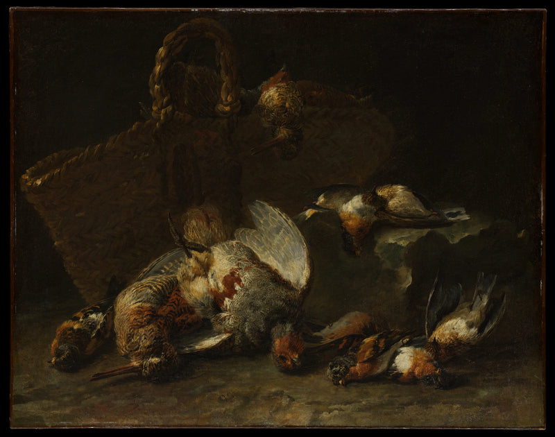 Un panier et des oiseaux - Jan Fyt