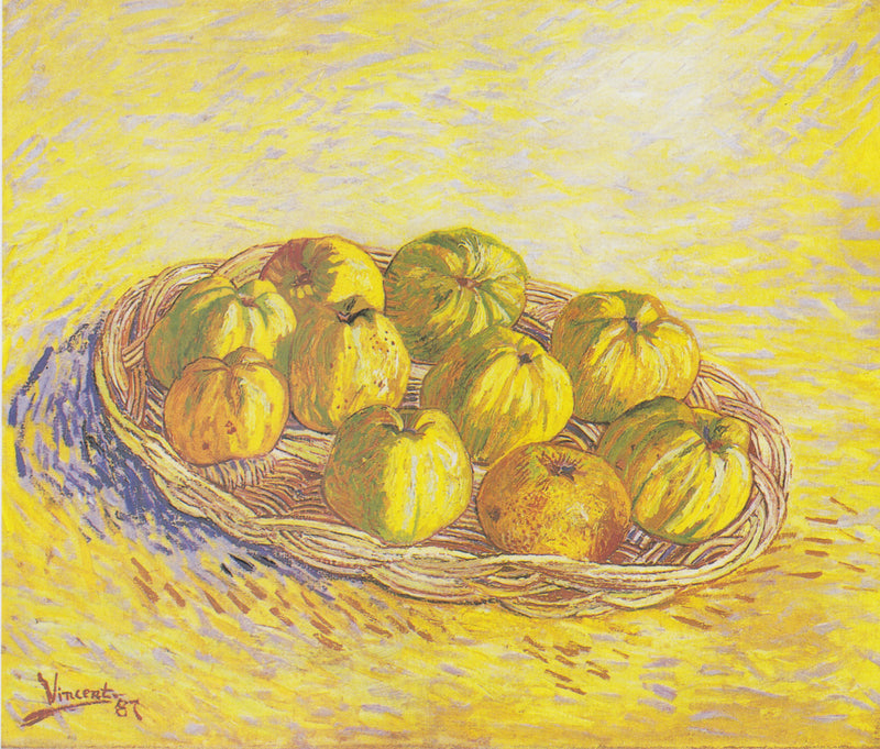 Stilleven, mand met appels - Vincent van Gogh